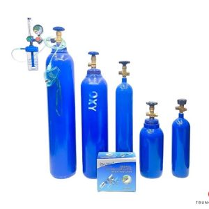 kích thước bình oxy